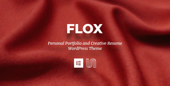 دانلود قالب وردپرس FLOX - پوسته نمونه کار خلاقانه و رزومه وردپرس
