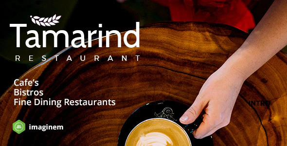 دانلود قالب وردپرس Tamarind - پوسته رستوران و فست فود وردپرس