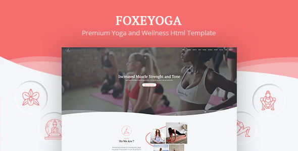دانلود قالب سایت Foxeyoga - قالب ورزشی و سلامت HTML