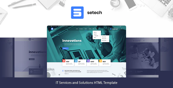 دانلود قالب سایت Setech - قالب IT و تکنولوژی HTML