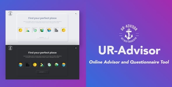 دانلود اسکریپت UR-Advisor - اسکریپت ابزار مشاوره و پرسشنامه آنلاین