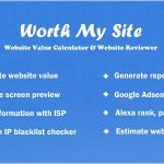 دانلود اسکرپیت Worth My Site - ماشین حساب ارزشیابی وب سایت