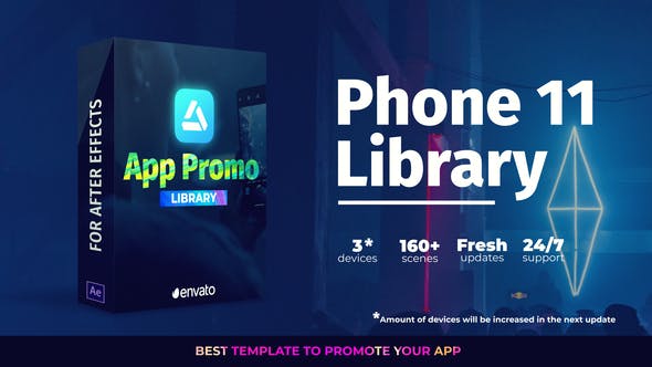 دانلود پروژه افتر افکت App Promo - Phone 11 - معرفی اپلیکیشن خلاقانه