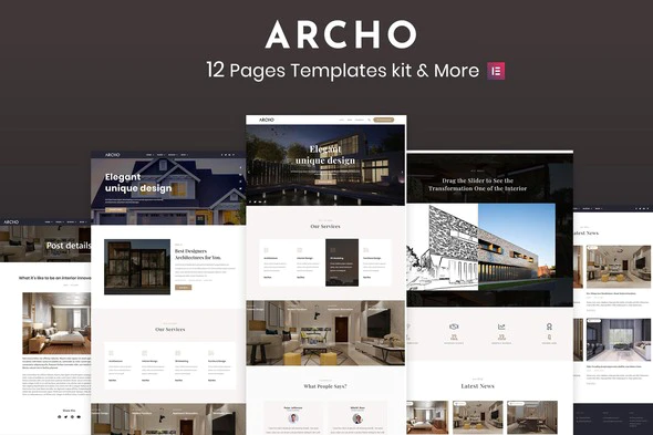 دانلود قالب المنتور Archo - پوسته معماری و طراحی داخلی وردپرس