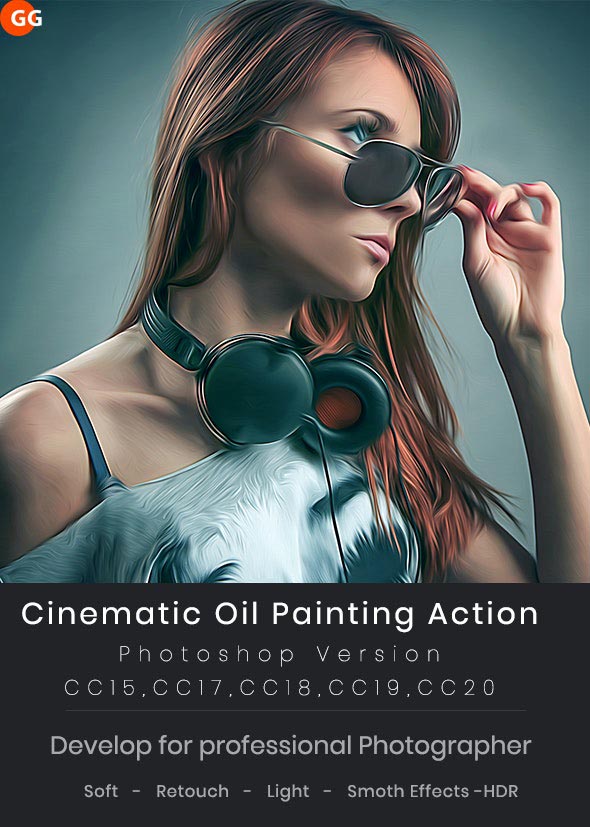 دانلود اکشن فتوشاپ حرفه ای Cinematic Oil Painting