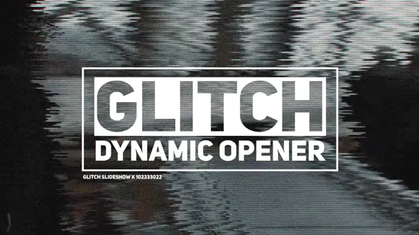 دانلود پروژه افتر افکت Dynamic Glitch Opener