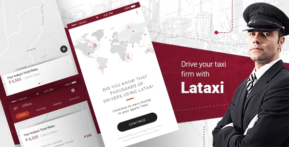 دانلود سورس اپلیکیشن اندروید LaTaxi - اپلیکیشن تاکسی اینترنتی اندروید