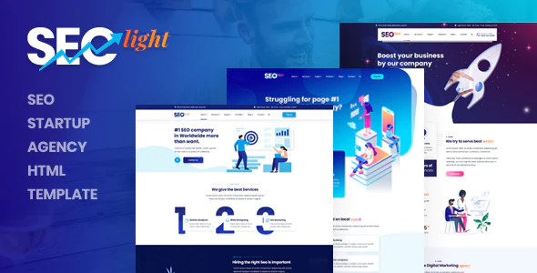 دانلود قالب سایت Seclight - قالب استارت آپ و شرکتی HTML