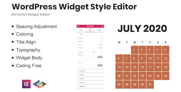 دانلود افزونه وردپرس WordPress Widget Style Editor - افزودنی صفحه ساز المنتور