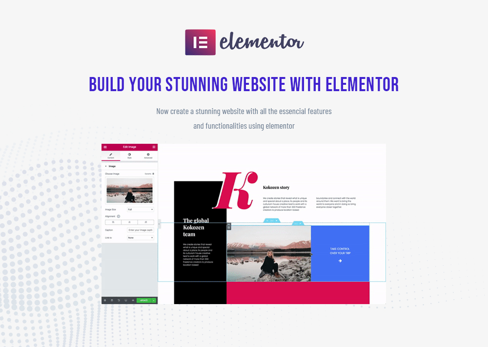 Build your Stunning Website with Elementor