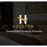 دانلود قالب سایت Houston - قالب رزرواسیون آنلاین هتل HTML