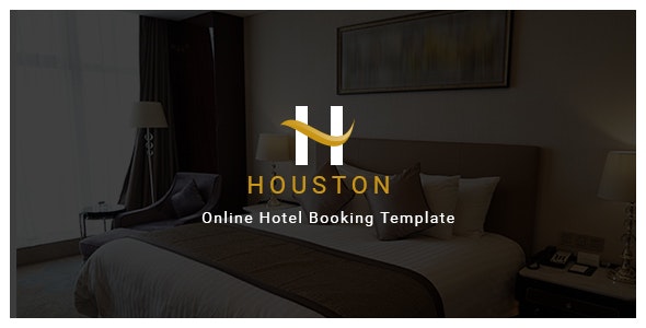 دانلود قالب سایت Houston - قالب رزرواسیون آنلاین هتل HTML