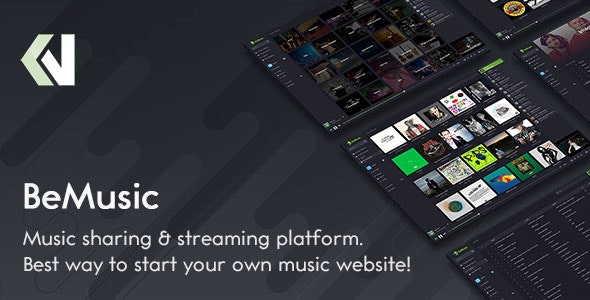 دانلود رایگان اسکریپت BeMusic - راه اندازی سایت استریم موسیقی و آهنگ
