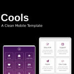 دانلود قالب موبایل Cools - قالب آماده و واکنش گرا موبایل HTML