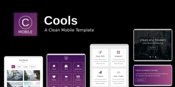 دانلود قالب موبایل Cools - قالب آماده و واکنش گرا موبایل HTML