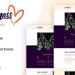 دانلود قالب سایت Heartness - قالب سایت سایت خیریه و کمک های مردمی HTML