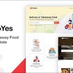 دانلود قالب سایت FooYes - قالب سفارش آنلاین غذا و فست فود HTML