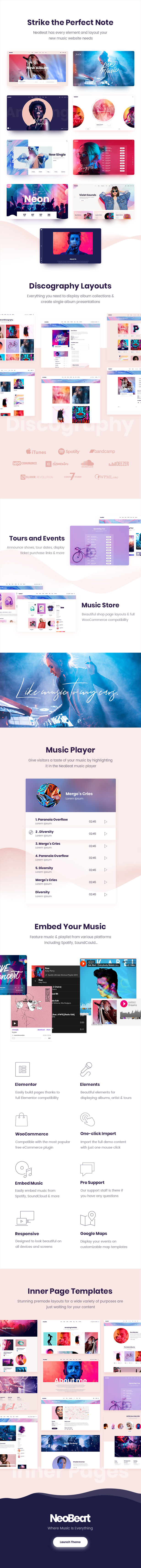NeoBeat - Music WordPress Theme - 1
