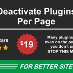 دانلود افزونه کاربردی Deactivate Plugins Per Page وردپرس