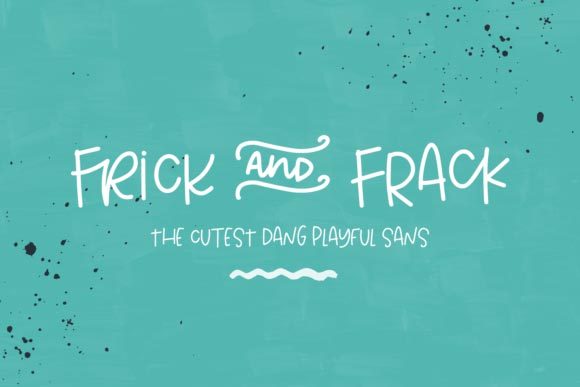 دانلود فونت انگلیسی Frick and Frack