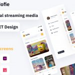 دانلود UI Kit اپلیکیشن فیلم و سریال موبایل Nofie