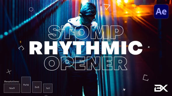 دانلود پروژه افتر افکت Rhythmic Opener