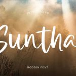 دانلود فونت انگلیسی Sunthai Modern - به همراه نسخه وب