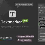 دانلود پلاگین و افزودنی فتوشاپ Textmarker Pro for PS 2021+