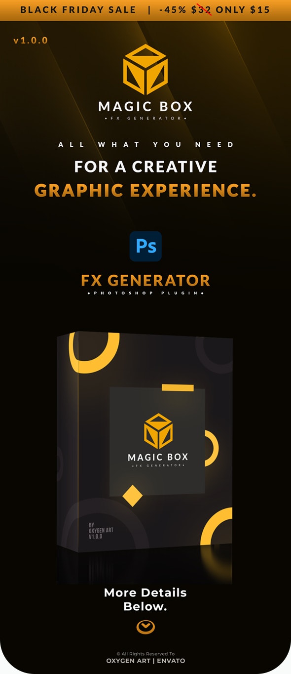 دانلود مجموعه ابزار و پلاگین فتوشاپ Magic Box - FX Generator