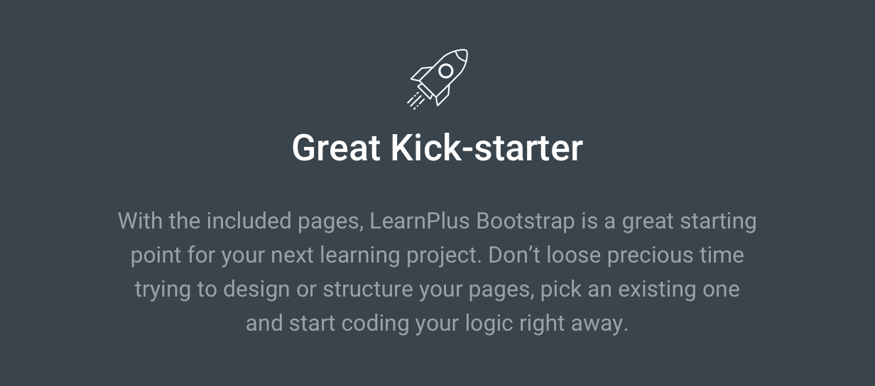 LearnPlus Bootstrap - Education HTML - A great kickstarter template