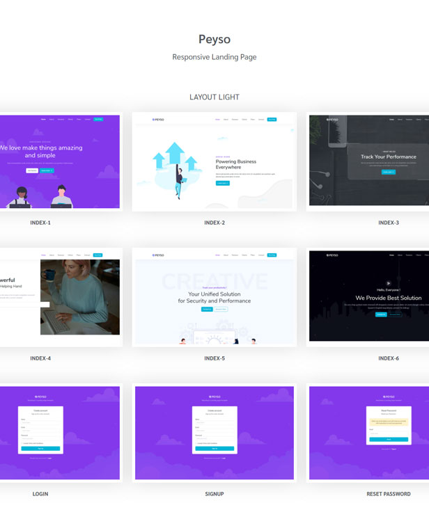 Peyso - Bootstrap 5 Landing Page Template - 1