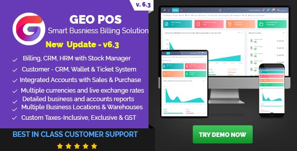 دانلود اسکریپت Geo POS - سیستم صورتحساب و مدیریت سهام