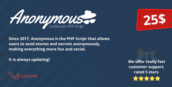 دانلود اسکریپت Anonymous - Secret Confessions
