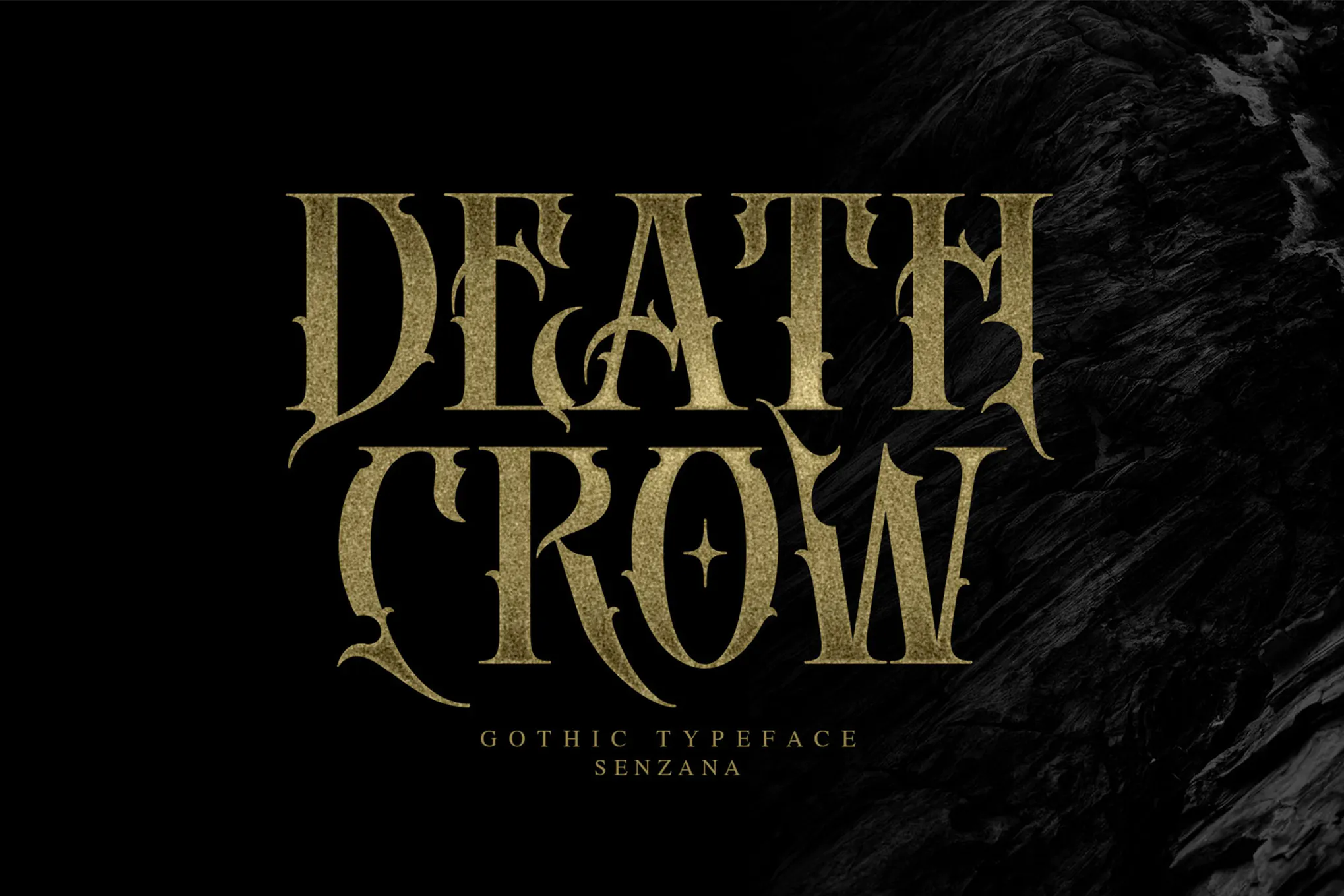 دانلود فونت انگلیسی فوق العاده DEATH CROW + فونت وب