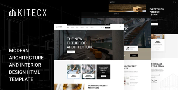 دانلود قالب سایت Kitecx - قالب طراحی داخلی و معماری وردپرس