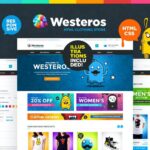 دانلود قالب سایت انحصاری Westeros - قالب فروشگاهی HTML