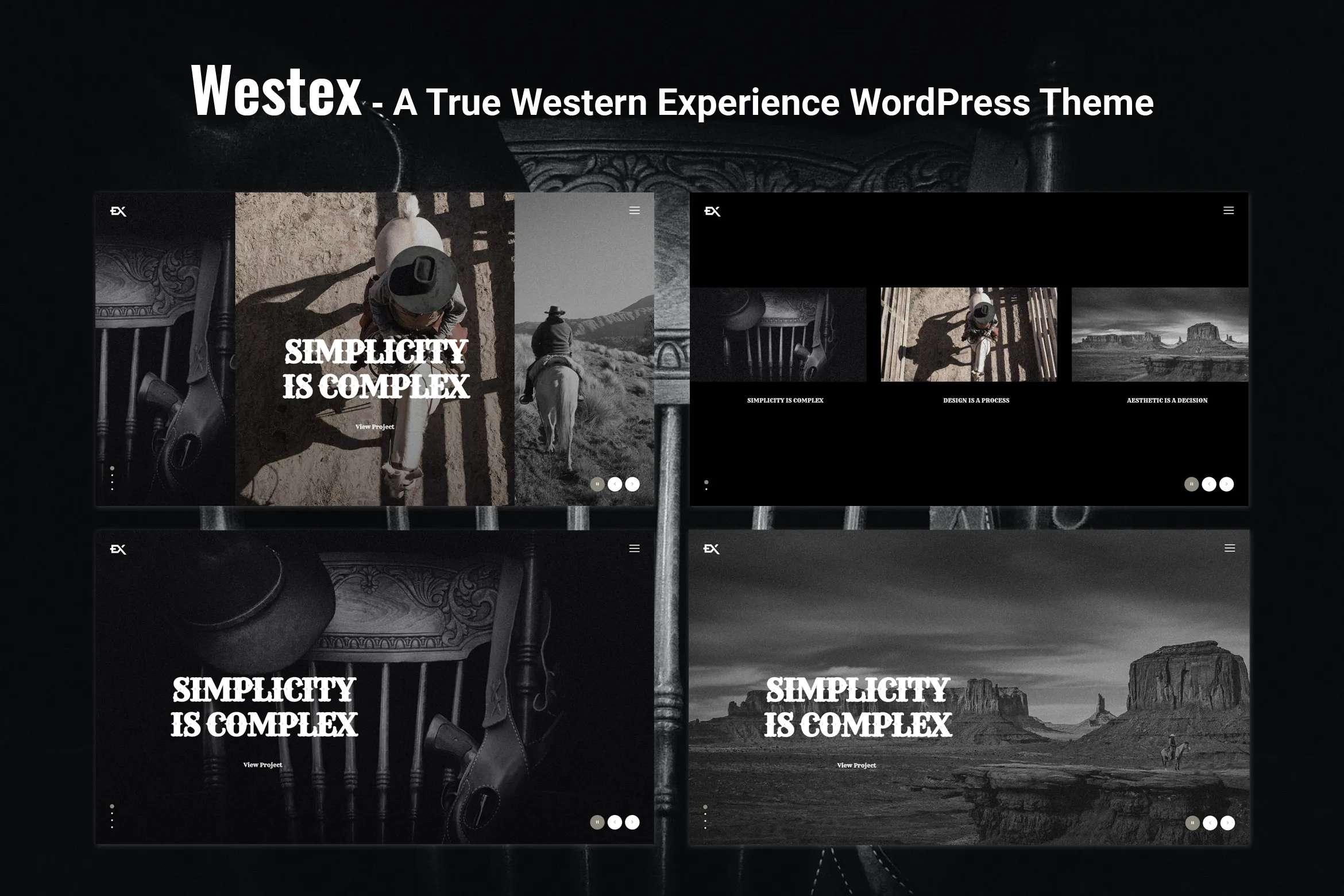 دانلود قالب وردپرس Westex - پوسته نمونه کار خلاقانه وردپرس