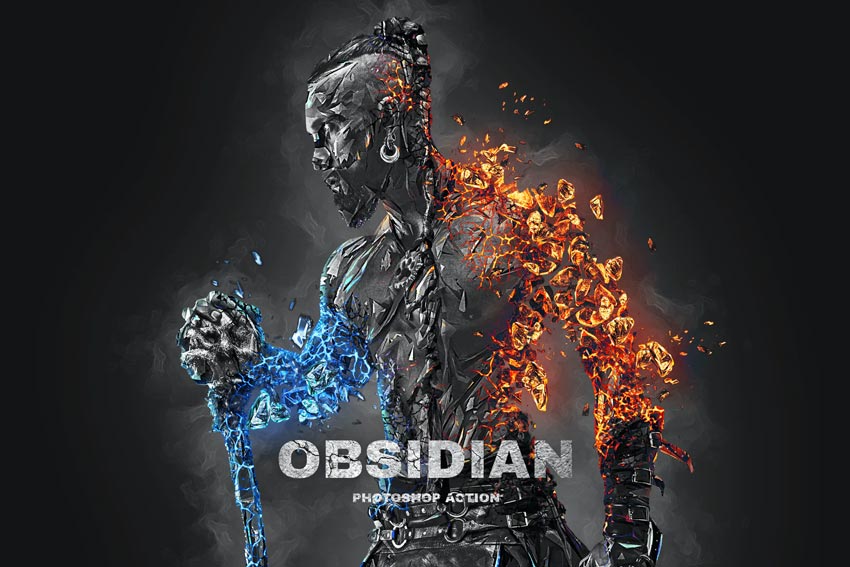 دانلود اکشن فتوشاپ Obsidian - نسخه اورجینال محصول