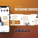 دانلود Social Media Strategy Instagram Carousel Post