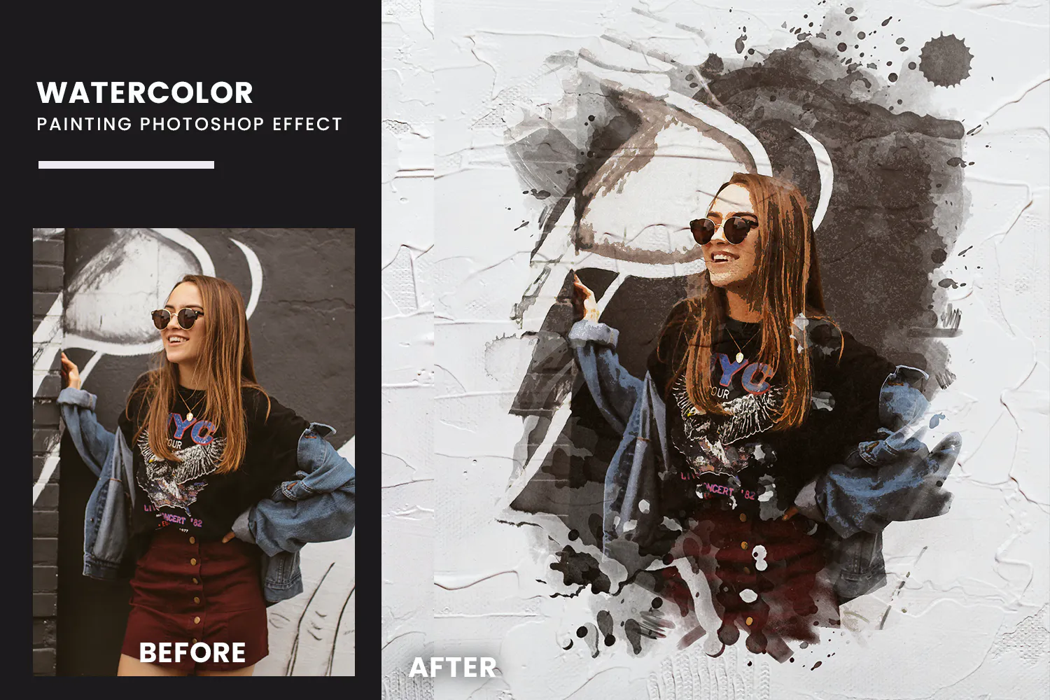 Watercolor Painting Photoshop Effect 3