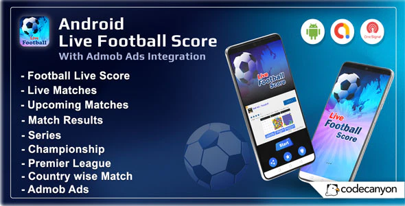 دانلود سورس متن باز اپلیکیشن اندروید Android Football Live Score