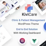 دانلود قالب وردپرس KiviCare - پوسته کلینیک پزشکی حرفه ای وردپرس
