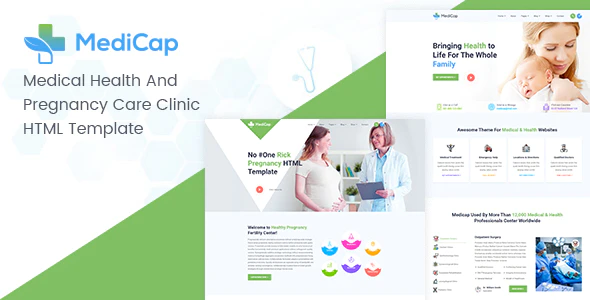 دانلود قالب سایت Medicap - قالب کلینیک پزشکی HTML
