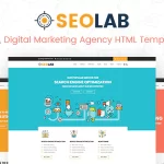 دانلود قالب سایت SeoLab - قالب راست چین چند منظوره کسب و کار HTML