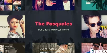 دانلود قالب وردپرس The Pasquales - پوسته موزیک و سرگرمی وردپرس