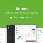 دانلود قالب مدیریت Xenon - قالب داشبورد و مدیریت AngularJS