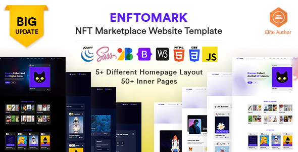 دانلود قالب سایت Enftomark - قالب مارکت و فروشگاه چند منظوره HTML