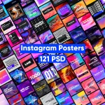 دانلود قالب پست و استوری اینستاگرام Instagram Posters