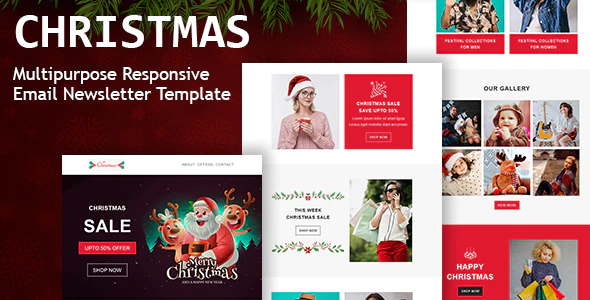 Christmas Responsive Email Newsletter Template