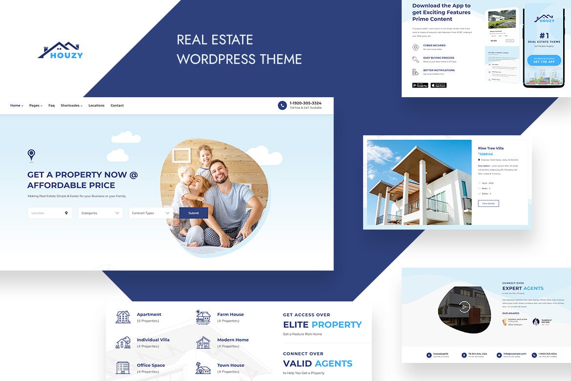Houzy - RealEstate WordPress Theme